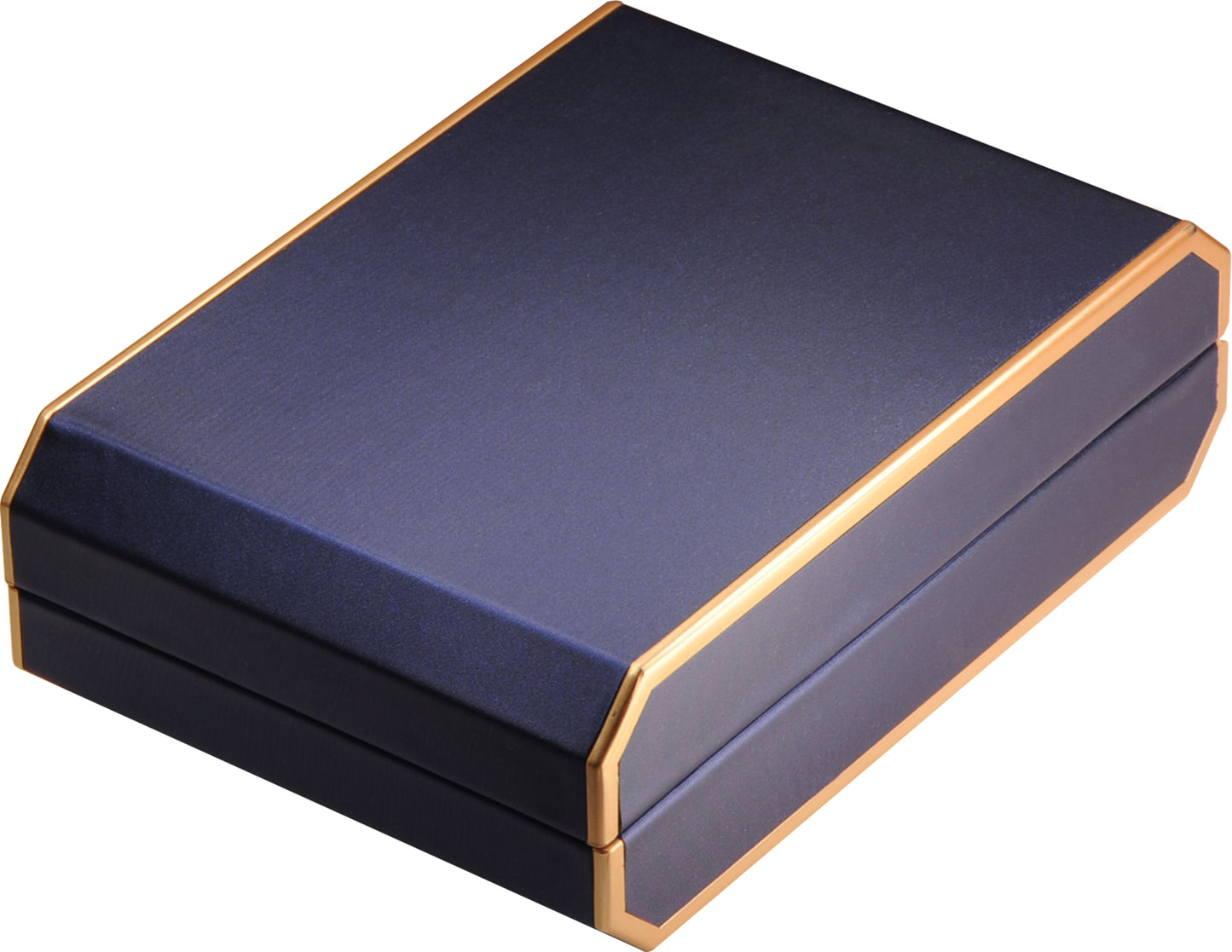 12 Piece Wholesale Bulk LED Midium Necklace pendant Earrings Ring Set Boxes Luxury PU Leather Material Octagonal Design