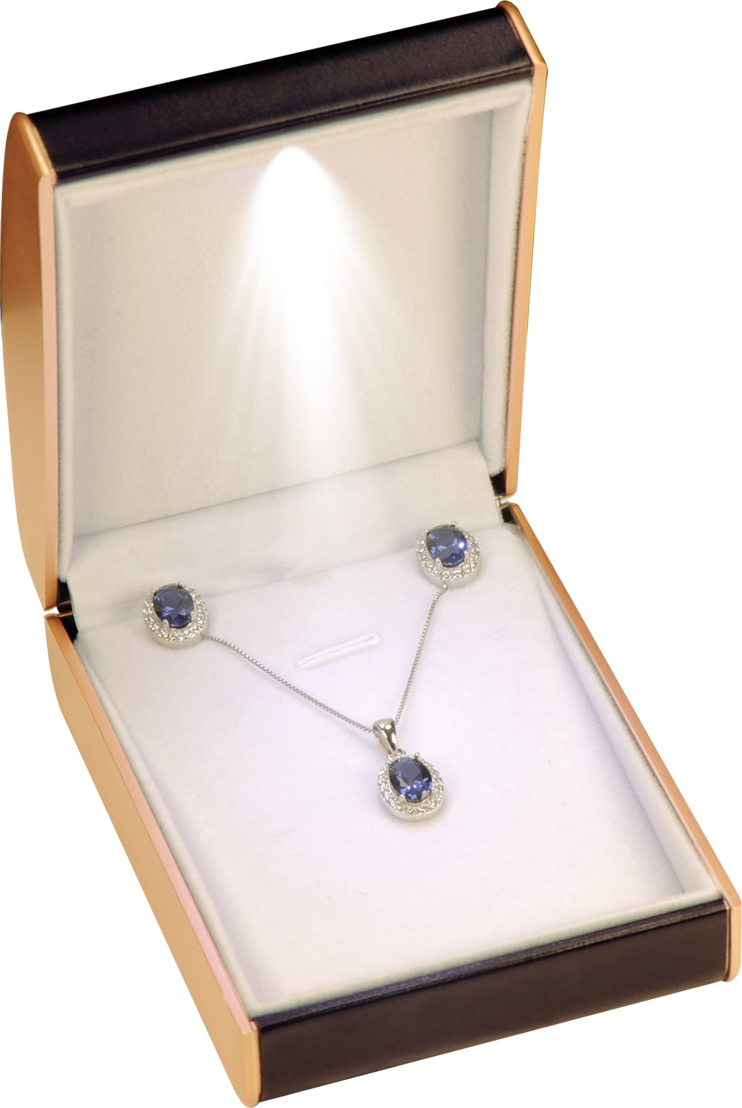12 Piece Wholesale Necklace Pendant Boxes Dome Top Design PU Leather Material