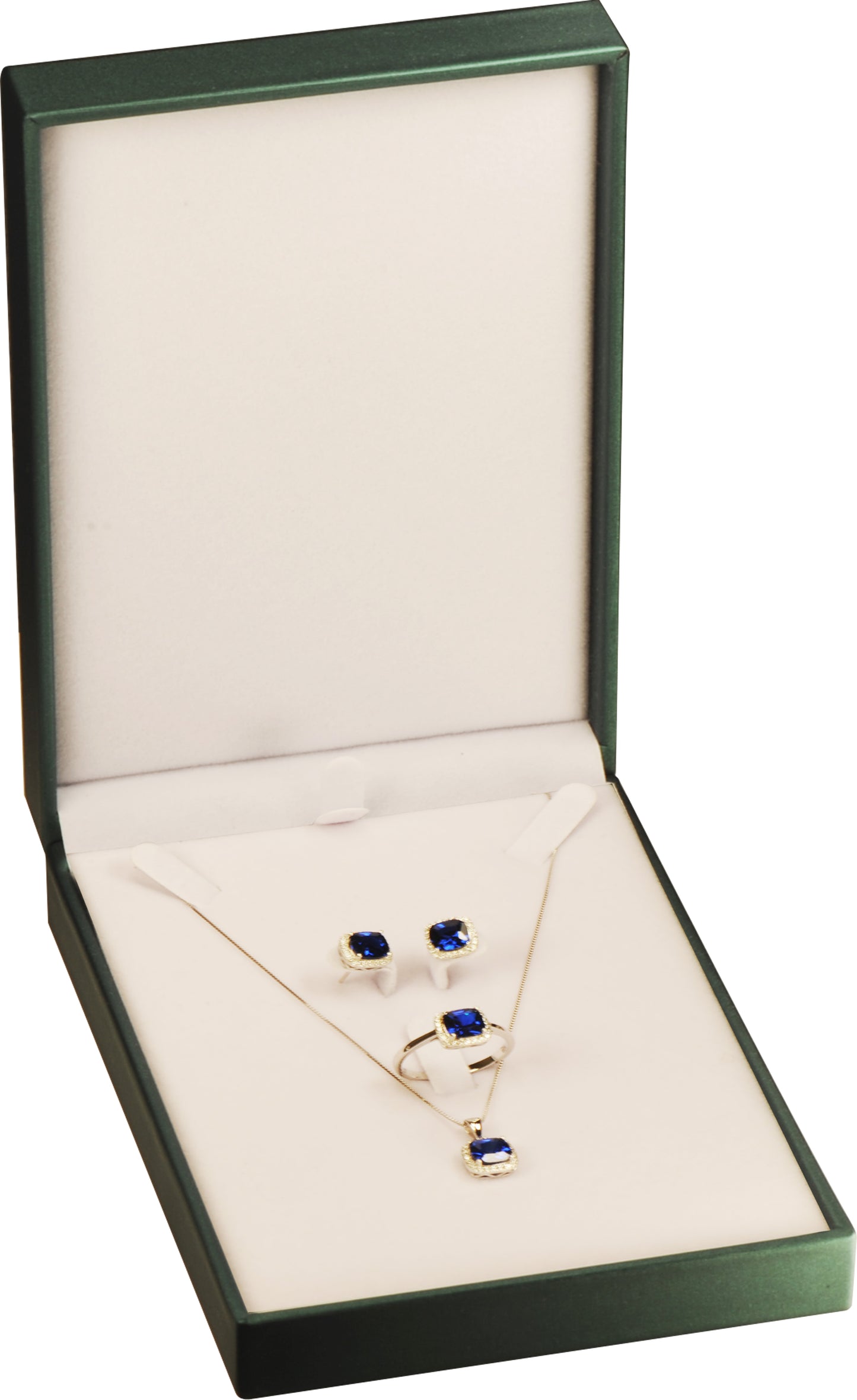 12 Piece Wholesale Bulk Necklace Pendant Earring and Ring Set boxes Luxury PU Leather Material