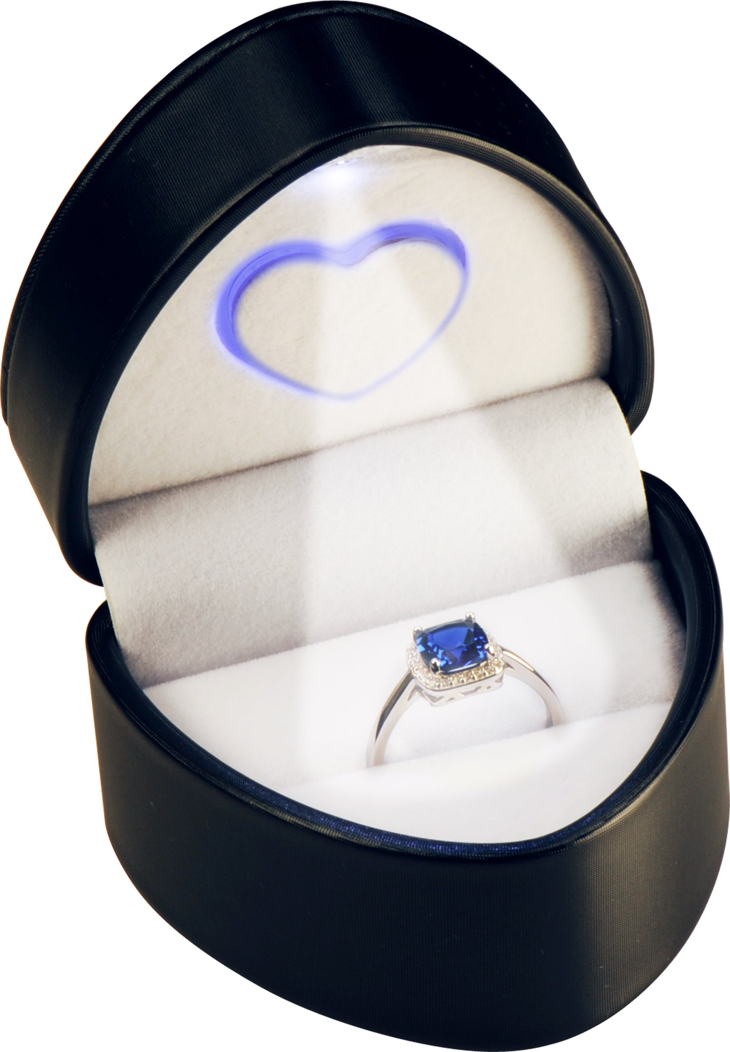 12 Piece Wholesale Led Ring Box Heart to Heart Unique Design