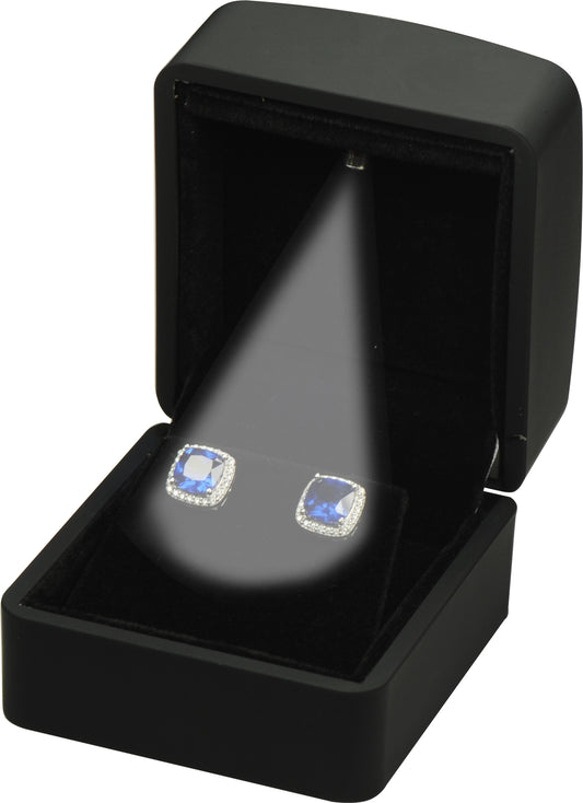 12 Piece Wholesale LED Black Earring Jewelry Gift Box for Wedding, Birthday...