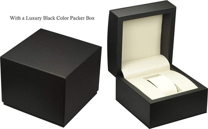 Wholesale Luxury Watch Box for Men for Women f...Premium Black PU Leather Materials with A Luxury Black Color Packer Box (A Bigger Single Watch Box, not Suggested for Travel Use)