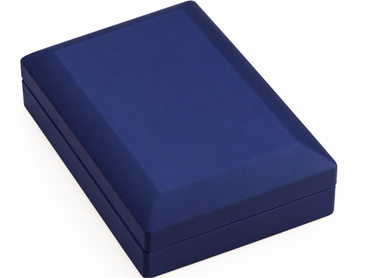 12-Pack Blue LED Necklace & Earring Gift Box - Closed