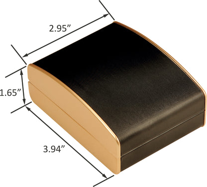 12 Piece Wholesale Necklace Pendant Boxes Dome Top Design PU Leather Material