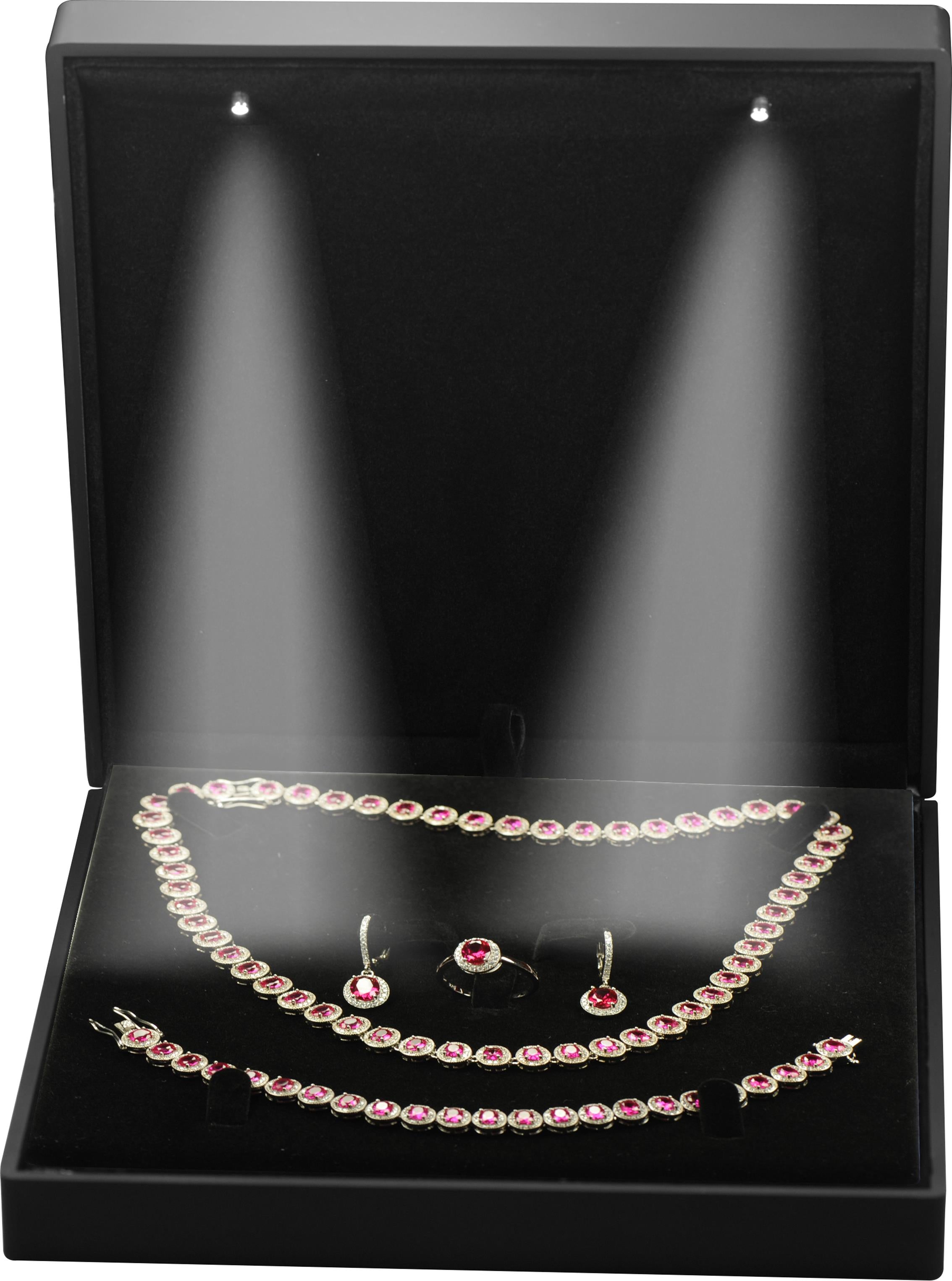 Pendant/Necklace Velvet Jewelry Box (15 pieces) -